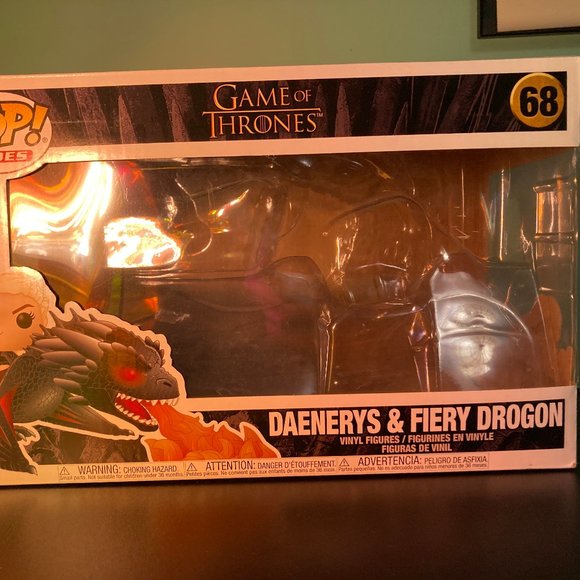 *RARE* Funko POP: Game Of Thrones -Daenerys on Fiery Drogon Collector's Item - Picture 4 of 6